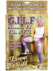 Nafukovací panna GILF granny