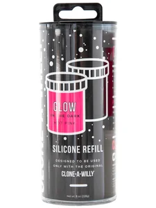 Náhradní růžový silikon pro Clone-A-Willy svítící ve tmě