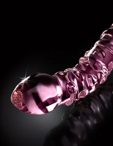 Oboustranné skleněné dildo Icicles No. 55 Pipedream