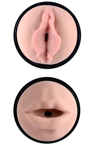 Oboustranný masturbátor Training Master Lovetoy (ústa a vagina)