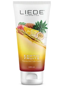 Ochucený vodní lubrikační gel Exotic Fruits Liebe