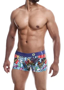 Pánské boxerky s barevným obrázkovým motivem MaleBasics