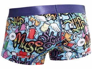 Pánské boxerky s barevným obrázkovým motivem Hipster Trunk