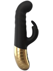 Přirážecí vibrátor s králíčkem G-Stormer Dorcel