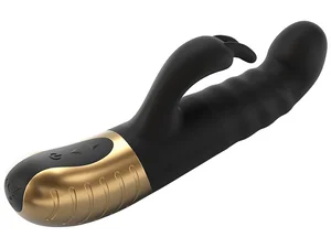 Přirážecí vibrátor s králíčkem G-Stormer Dorcel