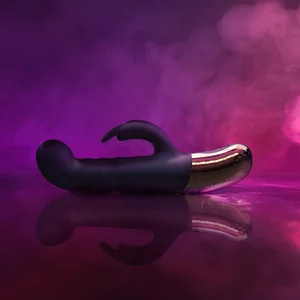 Přirážecí vibrátor s králíčkem G-Stormer Dorcel