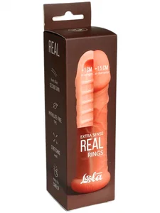 Prodlužovací návlek na penis Extra Sense Real Rings Lola Games