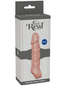 Prodlužovací návlek na penis Get Real Medium TOYJOY (tělový)