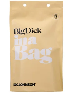 Průhledné realistické dildo s přísavkou Big Dick in a Bag 8
