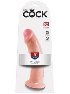 Realistické dildo s přísavkou King Cock 9