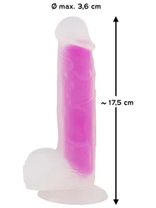 Realistické dildo Super Softie Small 17,5 cm