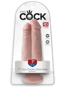Realistické dildo Two Cocks One Hole 7