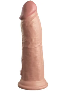 Realistický vibrátor s přísavkou King Cock Elite Dual Density 8