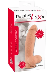 Rotační realistický vibrátor s přísavkou Real Torero Realistixxx
