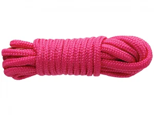 Růžové lano na bondage SINFUL 7,6 m