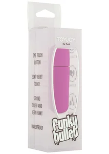Růžový mini vibrátor Funky Bullet