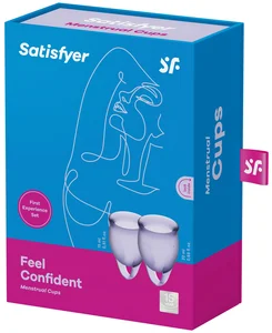 Sada menstruačních kalíšků Feel Confident Satisfyer (2 ks)