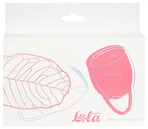 Sada menstruačních kalíšků Natural Wellness Magnolia Lola Games (2 ks)