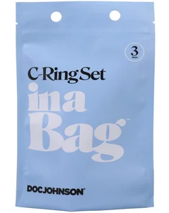 Set širokých erekčních kroužků C-Ring Set in a Bag Doc Johnson