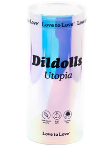 Silikonové dildo s přísavkou Dildolls Utopia Love to Love