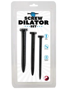 Silikonové vroubkované dilatátory Screw Dilator Set sada 3 ks