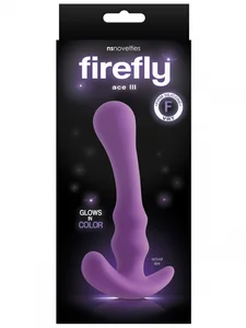 Silikonový anální kolík Firefly Ace III svítí ve tmě