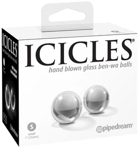 Skleněné malé vaginální kuličky Ben-Wa ICICLES No. 41