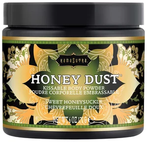 Slíbatelný tělový pudr Honey Dust Sweet Honeysuckle Kama Sutra