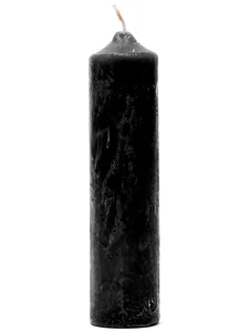 S/M černá parafínová svíčka Rimba