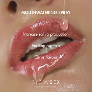 Sprej na podporu tvorby slin Slow Sex Bijoux Indiscrets (13 ml)
