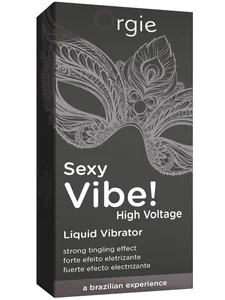 Stimulační gel s vibračním efektem Sexy Vibe! High Voltage Orgie (15 ml)