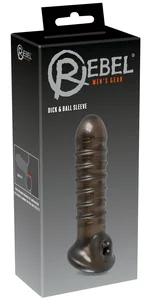 Stimulační návlek na penis a varlata Dick & Ball Sleeve