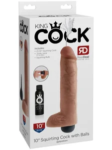 Stříkající dildo King Cock 10