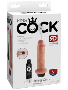 Stříkající dildo King Cock 6