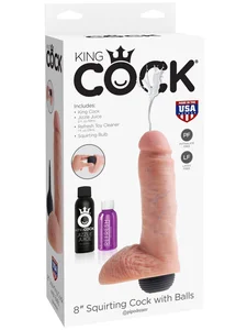 Stříkající dildo King Cock 8