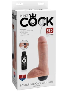 Stříkající dildo King Cock 8