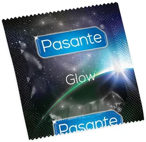 Svítící kondom Glow (1 ks) Pasante