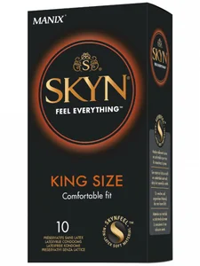 Ultratenké XL kondomy bez latexu Manix SKYN King Size Manix