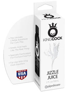 Umělé sperma King Cock Jizzle Juice naprosto realistické