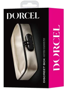 Uzamykatelný kufřík na erotické pomůcky Discreet Box Gold Dorcel