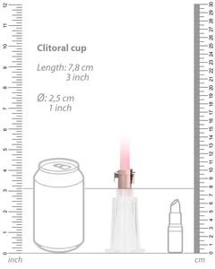 Vakuová pumpa na klitoris a bradavky Clitoral & Nipple Pump Set Medium SHOTS