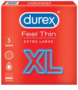 Velké kondomy Feel Thin XL Durex