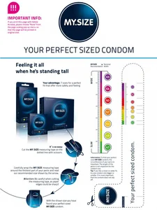 Velký kondom 69 mm MY SIZE