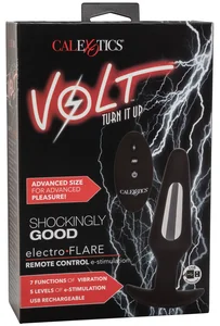 Vibrační anální kolík s elektrostimulací + ovladač Volt Electro FLARE California Exotic Novelties