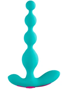 Vibrační anální kuličky Funn Beads Turquoise FemmeFunn
