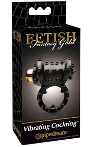Vibrační kroužek na penis Fetish Fantasy Gold