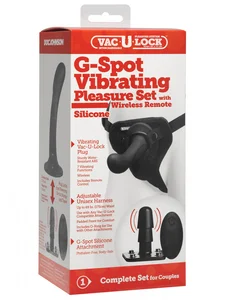 Vibrační strapon set Vac-U-Lock G-Spot Vibrating Pleasure Set