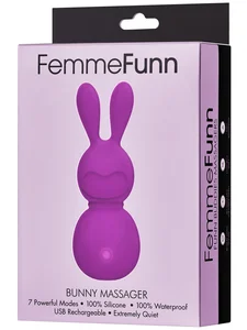 Vibrátor na klitoris Bunny Massager Purple FemmeFunn