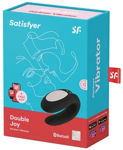 Vibrátor pro páry ovládaný mobilem Double Joy Satisfyer