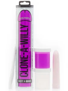 Vibrujicí odlitek penisu Clone-A-Willy Neon Purple